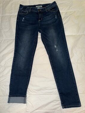 Women's Dark Indigo Boyfriend Jeans Size 8